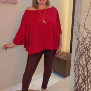 Blusa Ampla Ceci - Vermelho